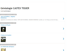 Tablet Screenshot of castex-tissier.blogspot.com