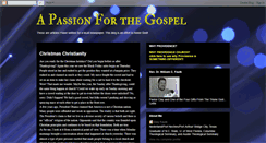 Desktop Screenshot of passion4thegospel.blogspot.com