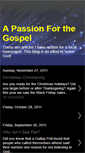 Mobile Screenshot of passion4thegospel.blogspot.com