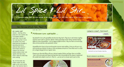 Desktop Screenshot of littlespicelittlestir.blogspot.com