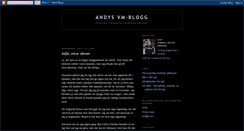 Desktop Screenshot of andysvmblogg.blogspot.com