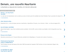 Tablet Screenshot of nouvelle-mauritanie.blogspot.com