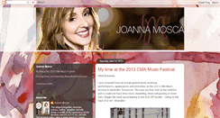 Desktop Screenshot of joannamosca.blogspot.com