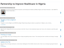 Tablet Screenshot of healthcareinnigeria.blogspot.com