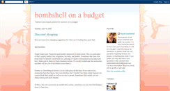 Desktop Screenshot of blondebombshellonabudget.blogspot.com