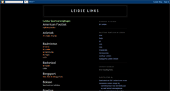 Desktop Screenshot of leidselinks.blogspot.com