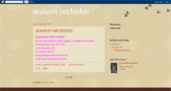 Desktop Screenshot of maisonorchidee.blogspot.com