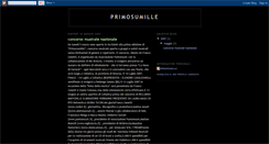 Desktop Screenshot of primosumille.blogspot.com