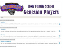 Tablet Screenshot of genesianplayers.blogspot.com