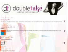 Tablet Screenshot of doubletakeboutique.blogspot.com
