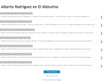 Tablet Screenshot of albertorodriguezenelmatutino.blogspot.com