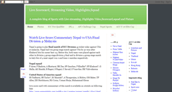 Desktop Screenshot of livescore11.blogspot.com