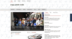 Desktop Screenshot of copypastecode.blogspot.com