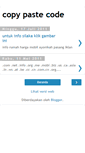 Mobile Screenshot of copypastecode.blogspot.com