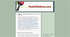 Desktop Screenshot of padelchiclana.blogspot.com