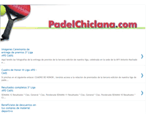 Tablet Screenshot of padelchiclana.blogspot.com