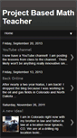 Mobile Screenshot of projectbasedmathteacher.blogspot.com