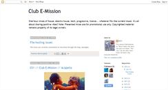 Desktop Screenshot of club-e-mission.blogspot.com