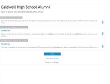 Tablet Screenshot of caldwell-alumni.blogspot.com