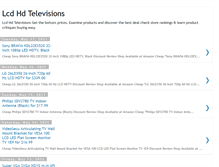 Tablet Screenshot of lcdhdtelevisions.blogspot.com