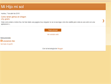Tablet Screenshot of mihijomisol.blogspot.com