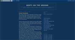 Desktop Screenshot of bootsonground.blogspot.com