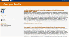 Desktop Screenshot of ownyourhealthnow.blogspot.com