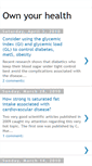 Mobile Screenshot of ownyourhealthnow.blogspot.com