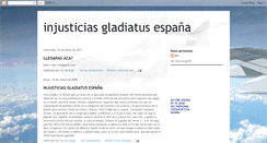 Desktop Screenshot of injusticiasgladiatus.blogspot.com