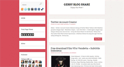 Desktop Screenshot of geryblogshare.blogspot.com