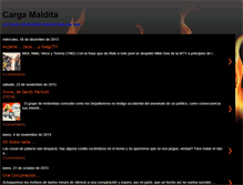 Tablet Screenshot of cargamaldita.blogspot.com