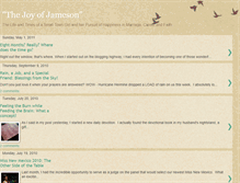 Tablet Screenshot of joyofjameson.blogspot.com