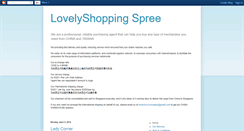 Desktop Screenshot of lovelyluxuryshopper.blogspot.com