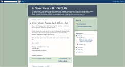 Desktop Screenshot of inotherwordsckln.blogspot.com