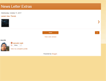 Tablet Screenshot of newsletterextras.blogspot.com