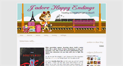 Desktop Screenshot of jadorehappyendings.blogspot.com