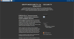 Desktop Screenshot of griffinsecurity.blogspot.com