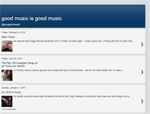Tablet Screenshot of goodmusicisgoodmusicblog.blogspot.com