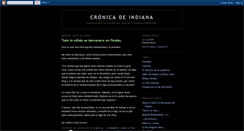 Desktop Screenshot of cronicasdelaindiana.blogspot.com