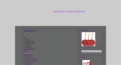 Desktop Screenshot of elmasekeri-takipettiklerim.blogspot.com