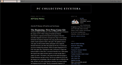 Desktop Screenshot of pccollecting.blogspot.com