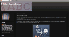 Desktop Screenshot of abitofcrossstitch.blogspot.com