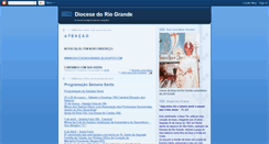 Desktop Screenshot of diocesedoriogrande.blogspot.com