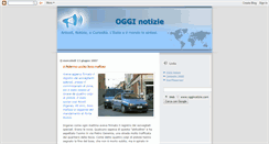 Desktop Screenshot of ogginotizie.blogspot.com