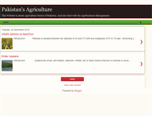 Tablet Screenshot of pakiagriculture.blogspot.com