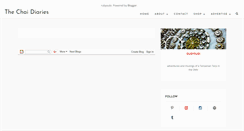 Desktop Screenshot of chaidiaries.blogspot.com