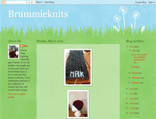 Tablet Screenshot of bee-knitting.blogspot.com