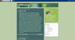 Desktop Screenshot of kit-ahhamoments.blogspot.com