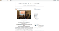 Desktop Screenshot of movimentieavanguardie.blogspot.com