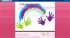 Desktop Screenshot of conmismanos-patry.blogspot.com